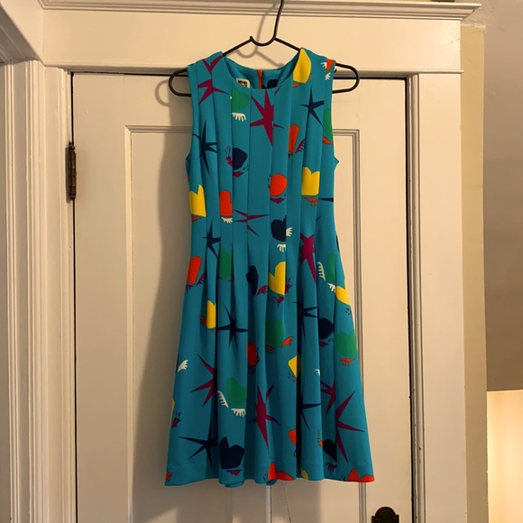 Anne Klein Dresses & Skirts - Vibrant scuba pleated dress